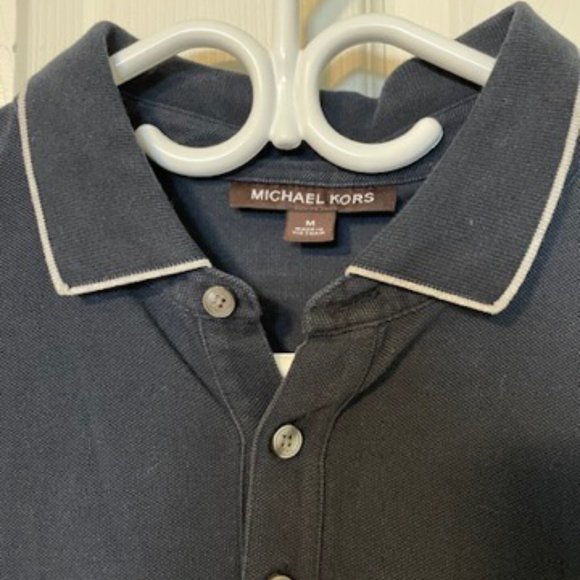 Men's Michael Kors Polo Shirt Size Medium - Picture 2 of 6